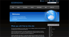 Desktop Screenshot of ozcbradios.com
