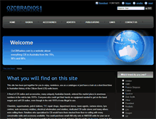 Tablet Screenshot of ozcbradios.com